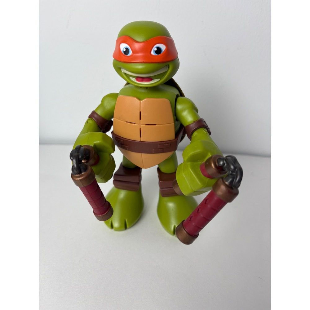 Teenage Mutant‎ Ninja Turtle Michelangelo Action Figure w Nunchucks Toy 6" Tall